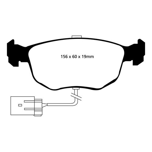 Колодки тормозные EBC Brake Disc DP2956