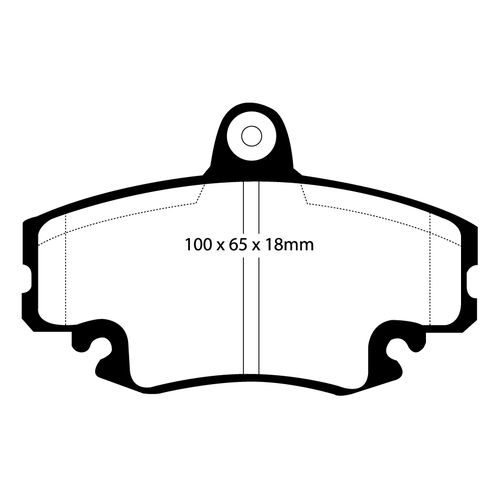 Колодки тормозные EBC Brake Disc DP2959