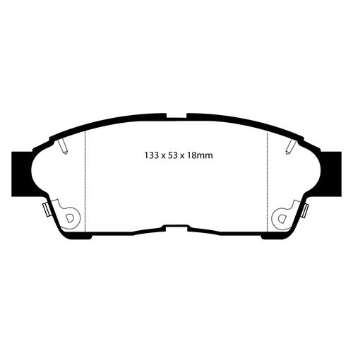Колодки тормозные EBC Brake Disc DP2964