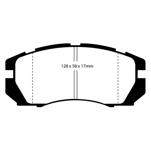 Колодки тормозные EBC Brake Disc DP2966