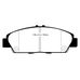 EBC Greenstuff передние тормозные колодки для Honda Prelude 2.0L (BB)/Accord 5/Rover 600 (под 260мм диск)