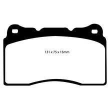 EBC Redstuff передние тормозные колодки для Cadillac CTS (2014+) (под Brembo)