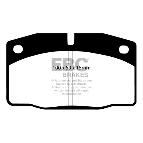 Колодки тормозные EBC Brake Disc DP325
