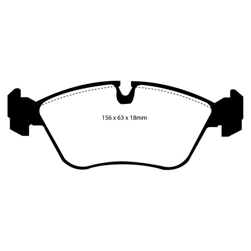 Колодки тормозные EBC Brake Disc DP3880C