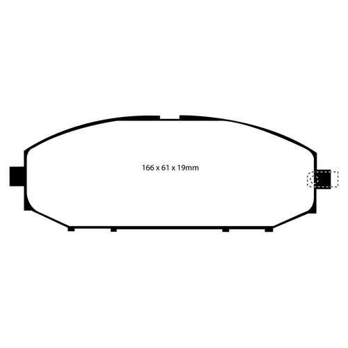 Колодки тормозные EBC Brake Disc DP41280R