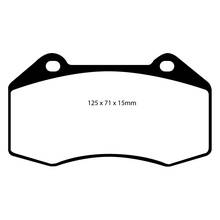 EBC Yellowstuff передние тормозные колодки для Opel Corsa OPC NE (D/E)/Renault Clio RS (mk3)/Megane RS (mk2)/Alpine A110/Mazda MX5 (ND)/Fiat 124 (for Brembo)