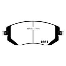 EBC Yellowstuff передние тормозные колодки для Subaru Impreza/Forester/Legacy/Outback (под 277/294мм диск)