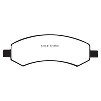 EBC Yellowstuff передние тормозные колодки Dodge RAM 1500/Durango/Dakota/Mitsubishi Raider