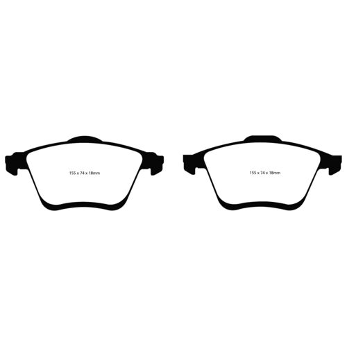 EBC Yellowstuff передние тормозные колодки для Mazda 6MPS/Mazdaspeed