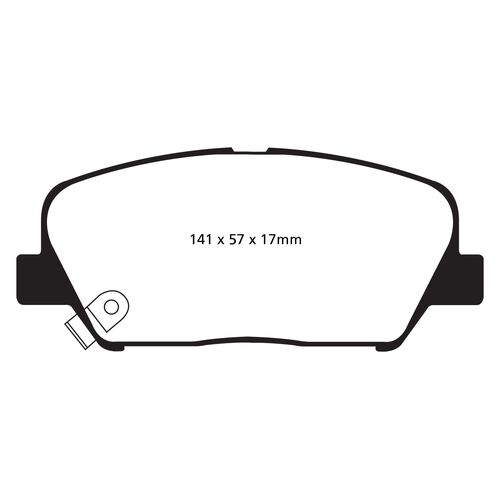 Колодки тормозные EBC Brake Disc DP41856R