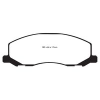 EBC Yellowstuff передние тормозные колодки для Opel Insignia/Saab 9-5 (под 337мм диск)