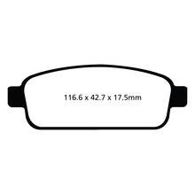 EBC Yellowstuff задние тормозные колодки для Opel Astra J/Zafira/Mokka/Chevrolet Cruze/Orlando/Trax