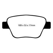 EBC Yellowstuff задние тормозные колодки для Audi A3 (8p)/Octavia (a5)/Yeti/Golf 5-6/Scirocco/Leon (1p) (под 272мм диск)