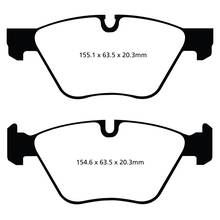 EBC Yellowstuff передние тормозные колодки для BMW 3-series 316-330/X1/Z4 (E90/E92/E84/E89) (под 300/312/330мм диск)