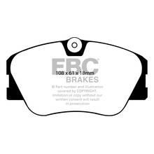 EBC Ultimax передние тормозные колодки для Mercedes E200-300/190 (w124/w201)