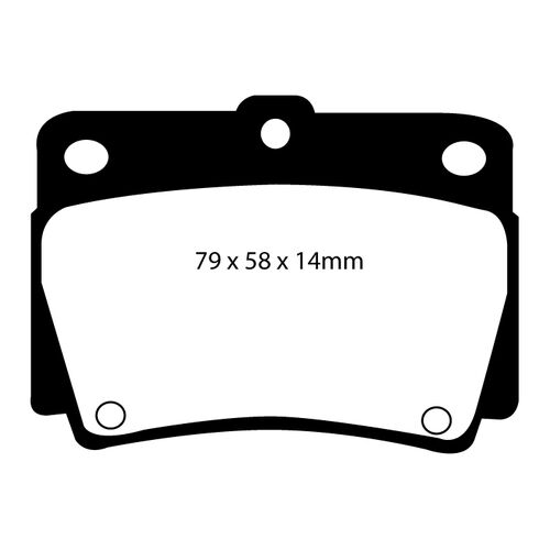 Колодки тормозные EBC Brake Disc DP61228