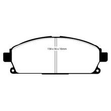 EBC Greenstuff передние тормозные колодки для Nissan X-trail (01-07)/Elgrand