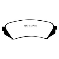 EBC Greenstuff задние тормозные колодки для Toyota Land Cruiser 100/Lexus LX470