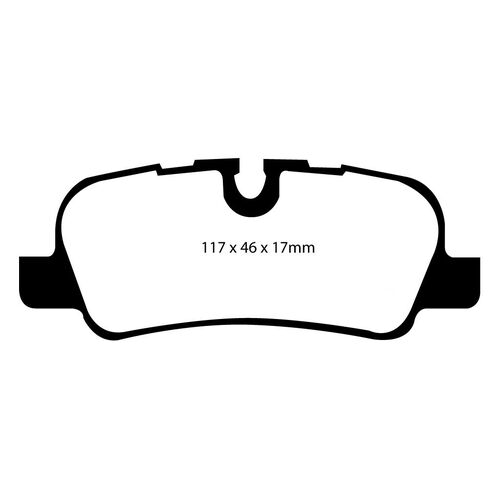 EBC Greenstuff задние тормозные колодки для Range Rover Vogue/ Sport / Discovery (2005+) EBC Greenstuff задние тормозные колодки для Range Rover Vogue/ Sport / Discovery (2005+)