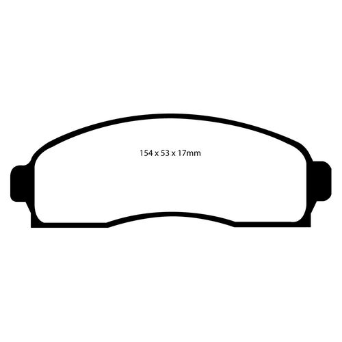 Колодки тормозные EBC Brake Disc DP61617
