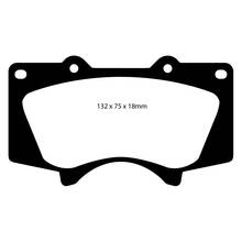 EBC GreenStuff передние тормозные колодки для Toyota Land Cruiser Prado 150/120/ Lexus GX460/GX470/Pajero