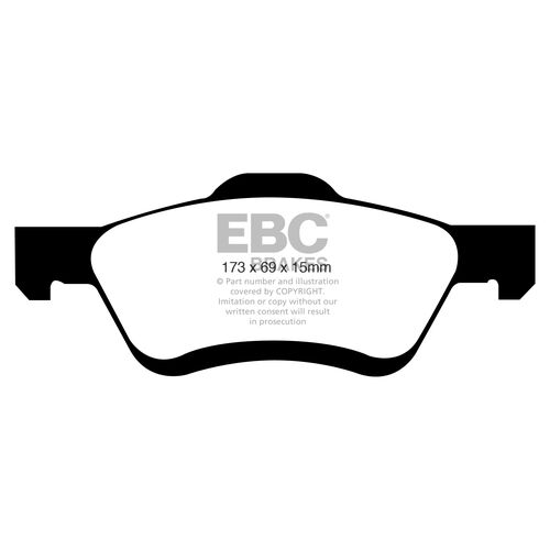 Колодки тормозные EBC Brake Disc DP61709