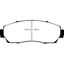 EBC Yellowstuff передние тормозные колодки для Honda CRV (mk4/mk5) (2013+)