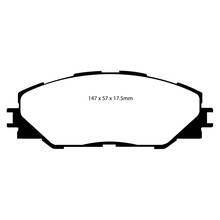 EBC Greenstuff передние тормозные колодки для Toyota RAV4/Auris/Prius+ (06-16) (под 296мм диск)