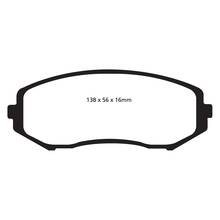 EBC GreenStuff передние тормозные колодки для Suzuki Grand Vitara (2006+)