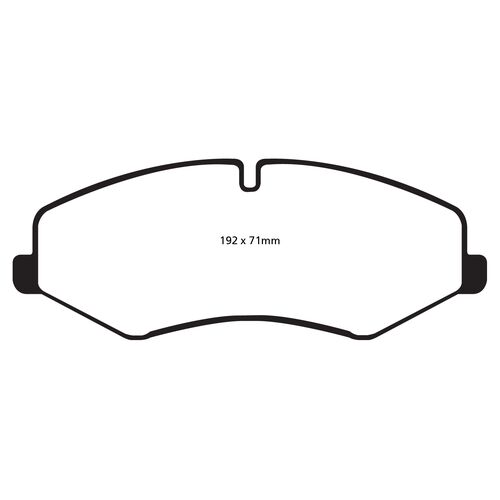 EBC Greenstuff Передние тормозные колодки для Range Rover Vogue/Sport/Discovery 3.0/3.6 (2009+) (под 360мм диск)