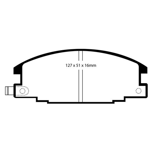 Колодки тормозные EBC Brake Disc DP6746