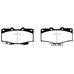 EBC Greenstuff передние тормозные колодки для Toyota Land Cruiser/4 Runner (90-02)/Hilux Surf (95-04)