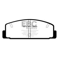 EBC Ultimax задние тормозные колодки для Mazda 6/323/626/RX7 (GG/GY/GH/FC/FD)