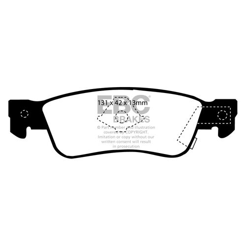 Колодки тормозные EBC Brake Disc DP777