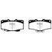 EBC Ultimax передние тормозные колодки для Toyota Land Cruiser/4 Runner (90-02)/Hilux Surf (95-04)