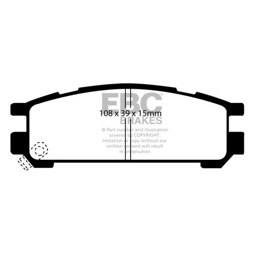 Колодки тормозные EBC Brake Disc DP821 Колодки тормозные EBC Brake Disc DP821