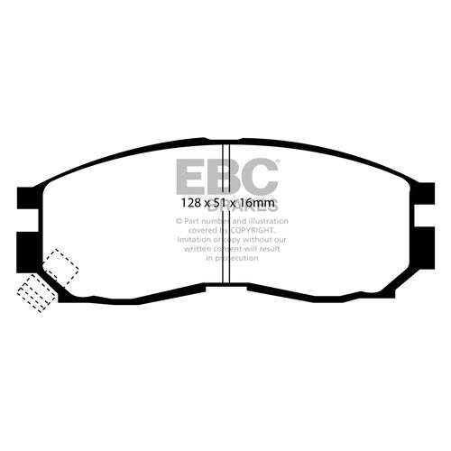 Колодки тормозные EBC Brake Disc DP830