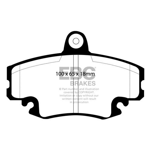 Колодки тормозные EBC Brake Disc DP959