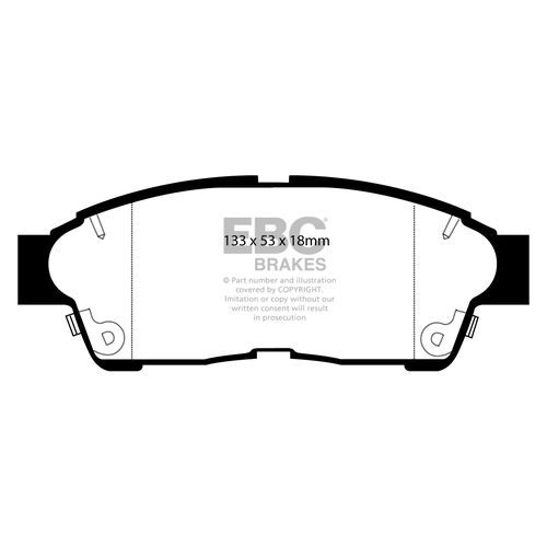 Колодки тормозные EBC Brake Disc DP964