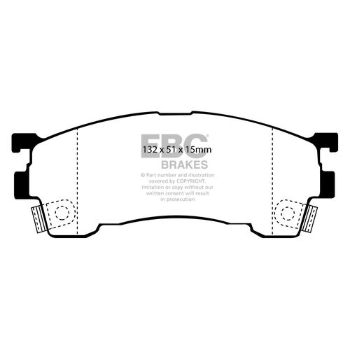 Колодки тормозные EBC Brake Disc DP971
