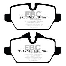 EBC Ultimax задние тормозные колодки для Mini Countryman/Paceman Cooper/Cooper S/Turbo Works (R60/R61)