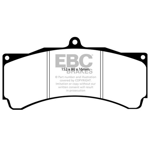 EBC RPX тормозные колодки для AP Racing/StopTech/JBT/Alcon/HPB/XYZ/PROMA 6 порш EBC RPX тормозные колодки для AP Racing/StopTech/JBT/Alcon/HPB/XYZ/PROMA 6 порш