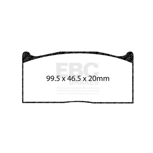EBC колодки тормозные, DP5044NDX EBC колодки тормозные, DP5044NDX
