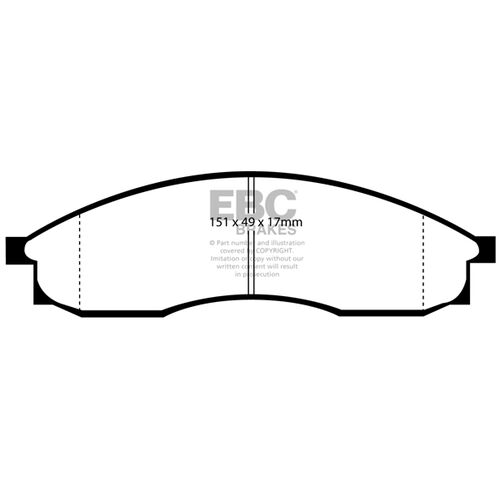 Накладки тормозные DP1046
