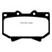 Brannor Ceramic передние тормозные колодки для Toyota Land Cruiser 100/70/79/LX470