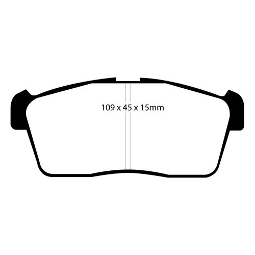 EBC Greenstuff передние тормозные колодки для Toyota bB/Nissan Pixo/Suzuki Ignis/Daihatsu Copen/Sirion EBC Greenstuff передние тормозные колодки для Toyota bB/Nissan Pixo/Suzuki Ignis/Daihatsu Copen/Sirion