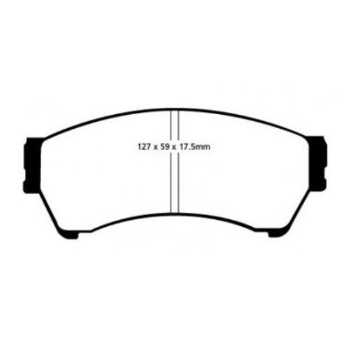 EBC Greenstuff передние тормозные колодки для Mazda 6 GH (2007-2012)