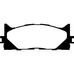 Brannor Ceramic передние тормозные колодки для Toyota Camry/Lexus ES (2007+) Brannor Ceramic передние тормозные колодки для Toyota Camry/Lexus ES (2007+)
