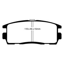 EBC Greenstuff задние тормозные колодки для Opel Antara/Chevrolet Captiva (2007+)