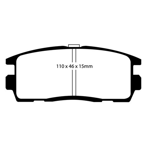 EBC Greenstuff задние тормозные колодки для Opel Antara/Chevrolet Captiva (2007+) EBC Greenstuff задние тормозные колодки для Opel Antara/Chevrolet Captiva (2007+)